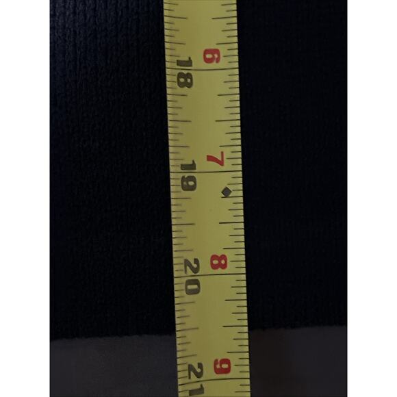 Vtg St John 2pc Skirt Suit Navy Blue Santana Knit Zip Front Jacket Size 2 Fringe - Picture 16 of 16